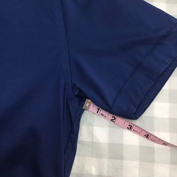 ANTHONY of London blue 100% cotton sleeveless button down shirt 3XL - Picture 13 of 14